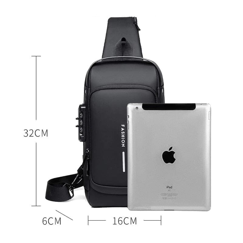 Mochila Anti-Furto com Senha e USB