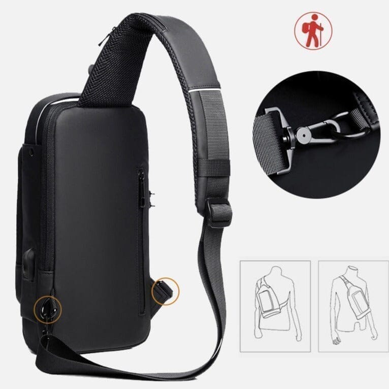 Mochila Anti-Furto com Senha e USB